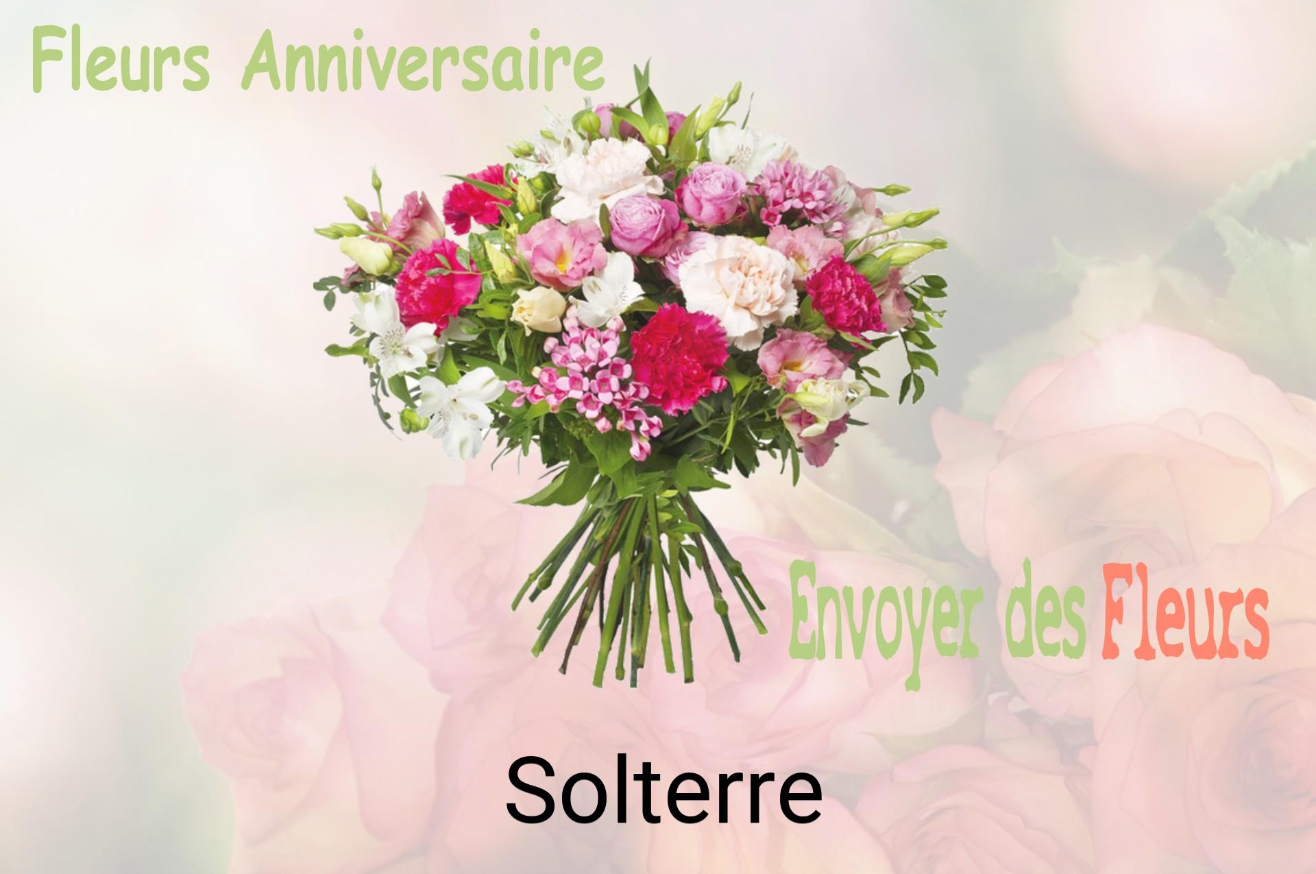 Bouquet de fleurs d’anniversaire livré à Solterre